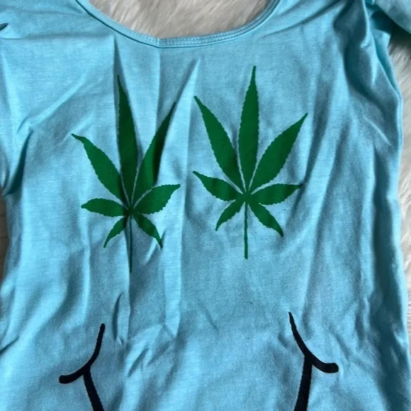 American Apparel Weed Bodysuit - Picture 2 of 5